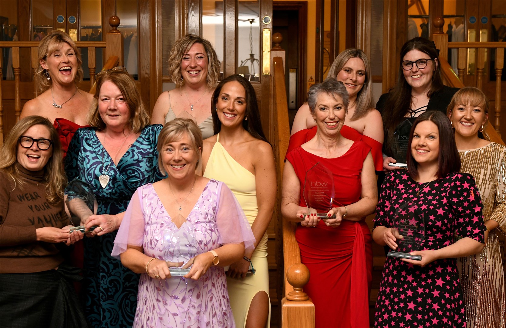 Highland Business Women Awards 2024 winners group photo. Picture: James Mackenzie