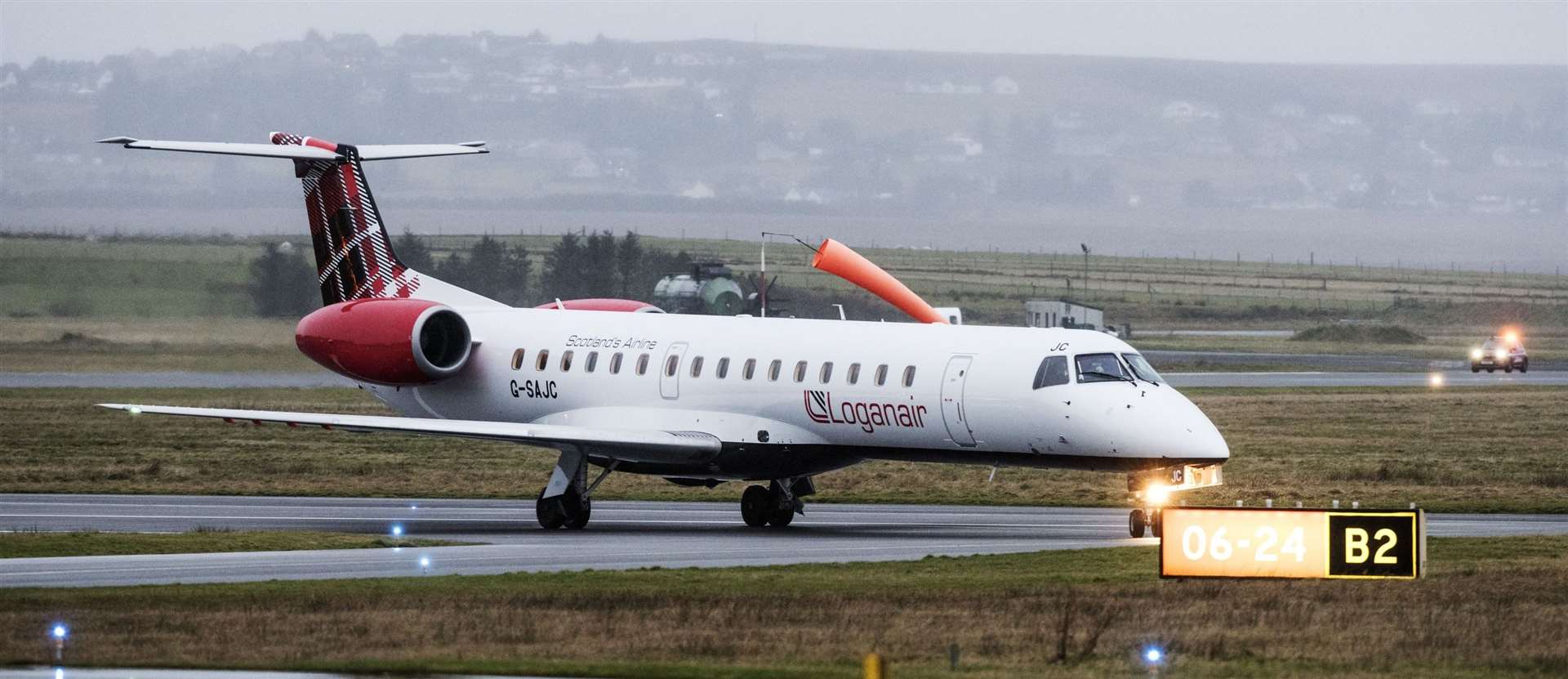 Loganair will operate a reduced service from next week.