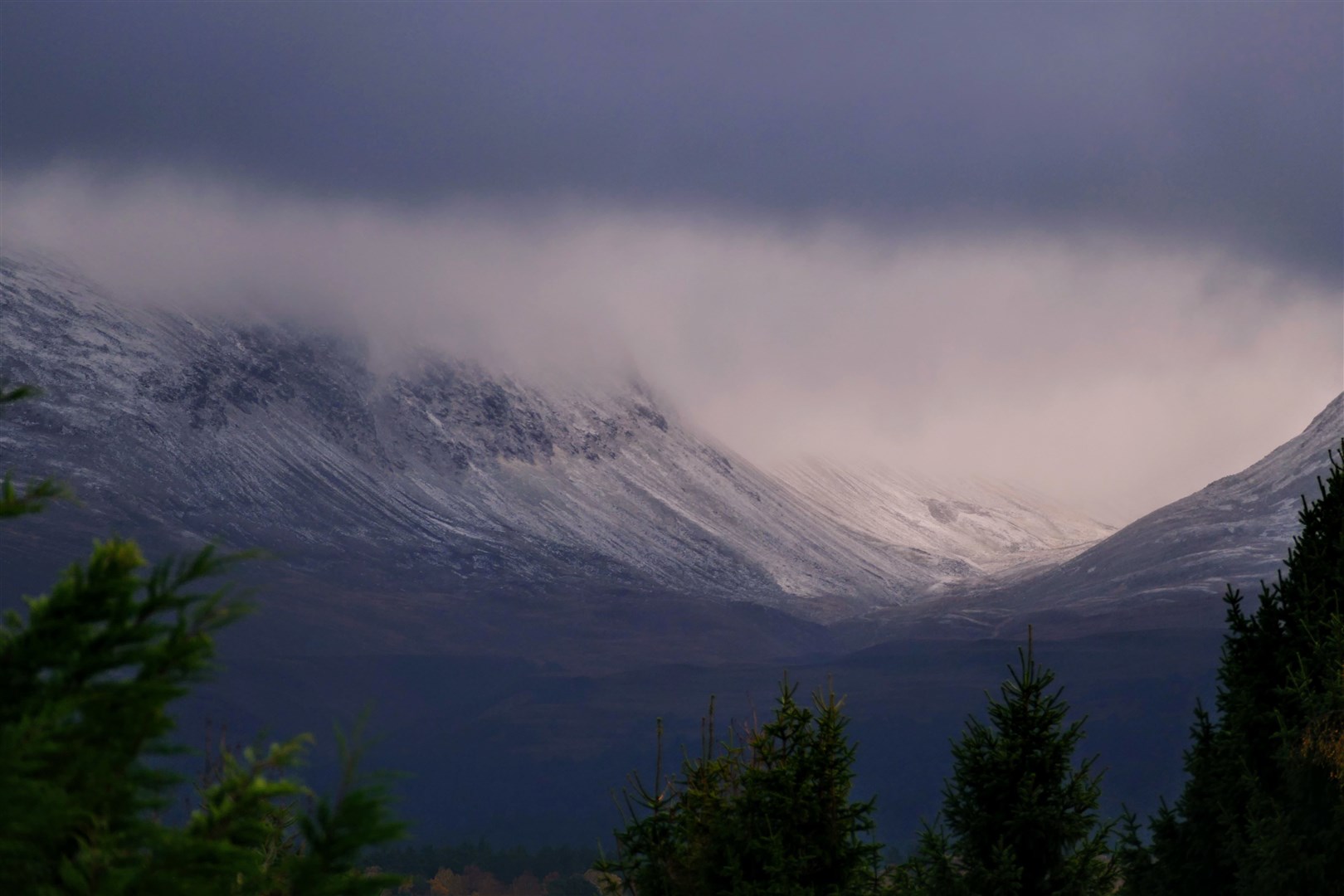 The first snows of the 2019/2020 winter in the Cairngorms were welcomed by many this week. Pic: David MacLeod