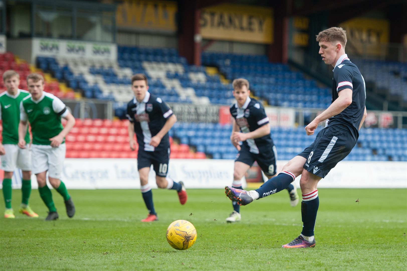 Dylan Dykes scored twice in the North of Scotland Cup win.