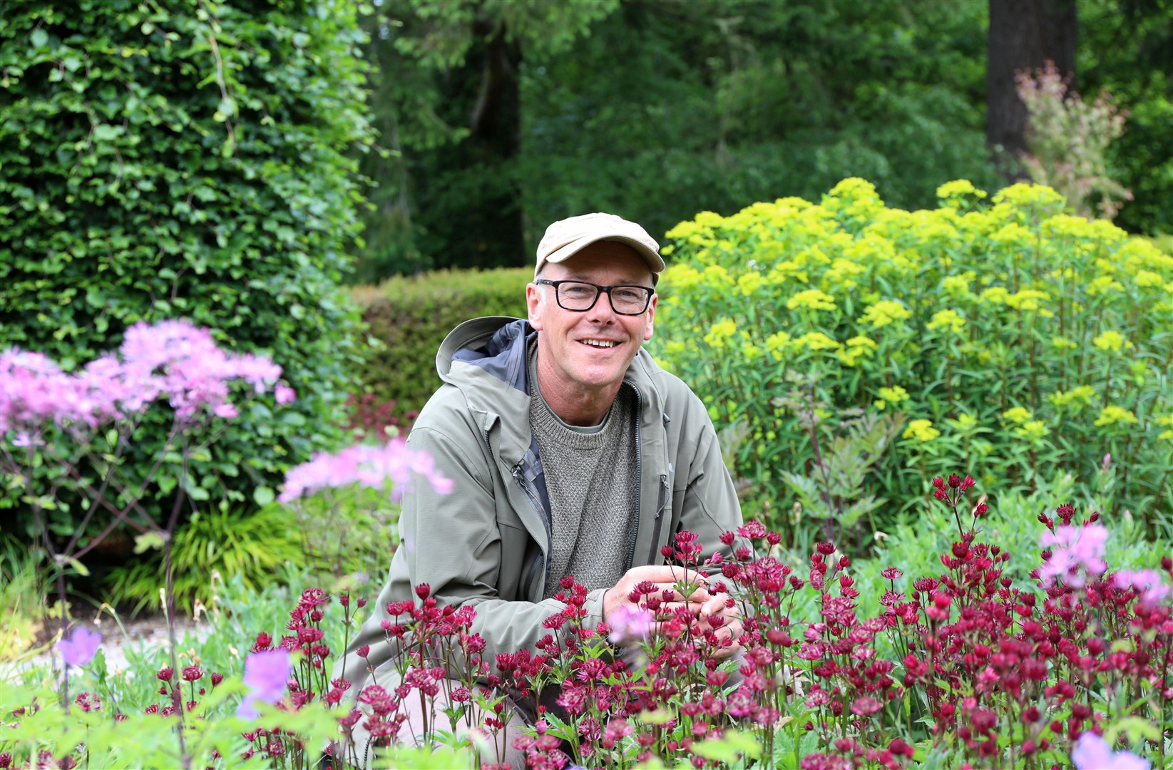 Elliott Forsyth is the head gardener at Aldourie Castle. Picture: Peter Jolly