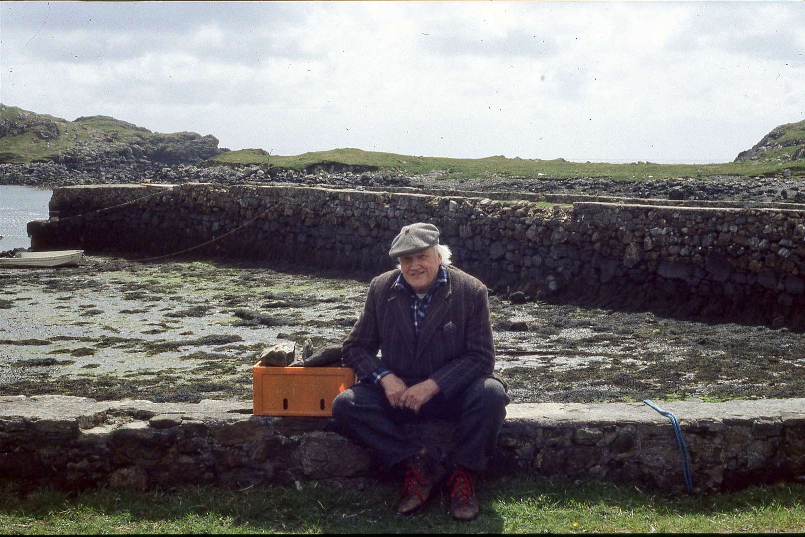 The late acclaimed Scottish artist George Wyllie who left a legacy of work across Scotland.