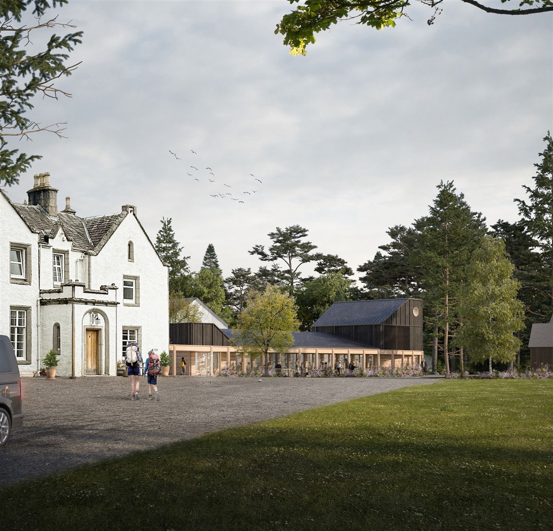 An eye-catching view of the proposed changes at the Abernethy Centre. This image is for visualisation purposes only and subject to approval. Picture: Pend Architects.