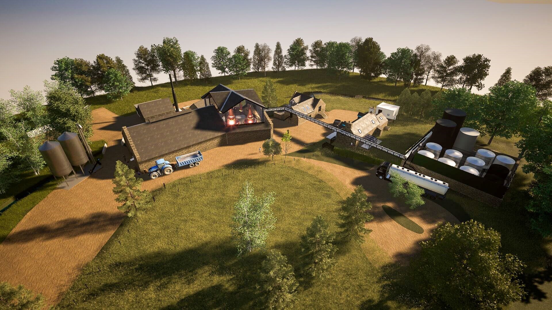 An overview of the operation at the distillery which has been given approval for redevelopment.