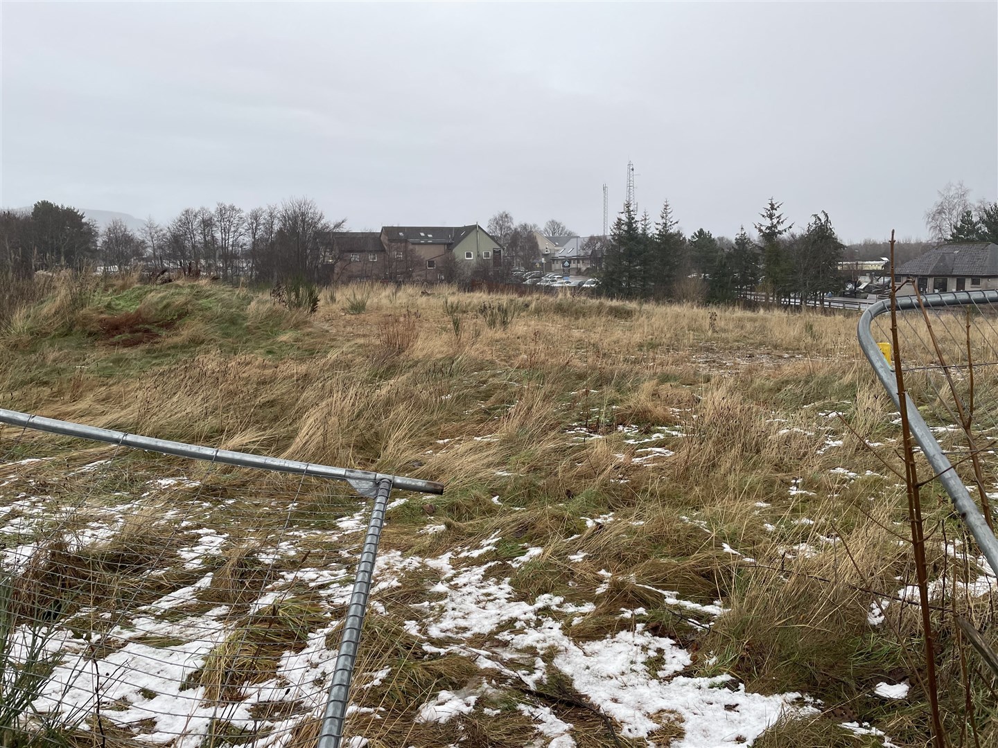 A view of the site looking from Laurel Bank Brae over to Milton Burn.
