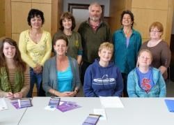 Thurso participants at Caithness Horizons were (back, from left): Jennifer Rosso, Maggie Mackay, Donald McKinney, Christine Russell and Margaret Brock with (front, from left) Ruth Wells, tutor Susanne Macdonald, Lona Johnson and Jacq Froggatt.