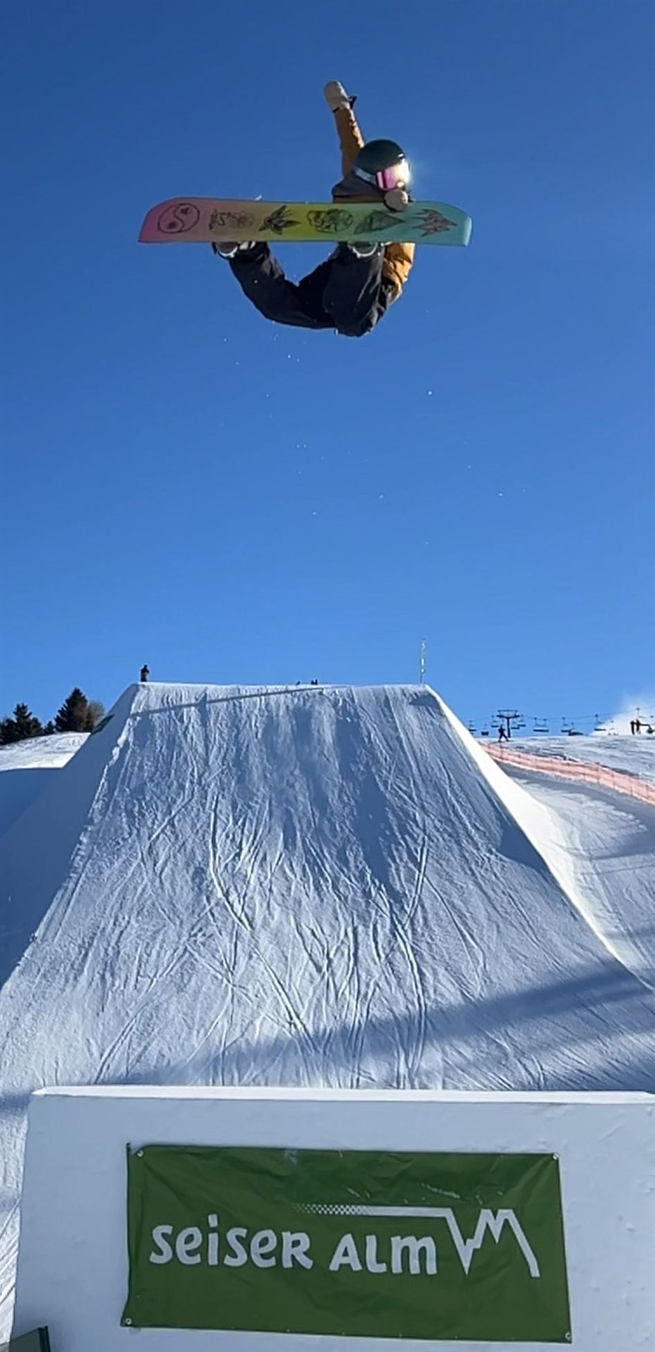 Emily Rothney shows off the style which could take her all the way to the top of her sport.