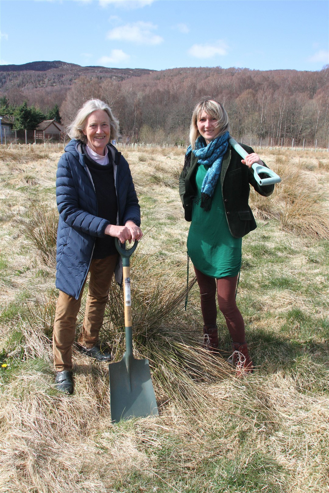 Judith Marten and fellow organiser Magda Gatenby.