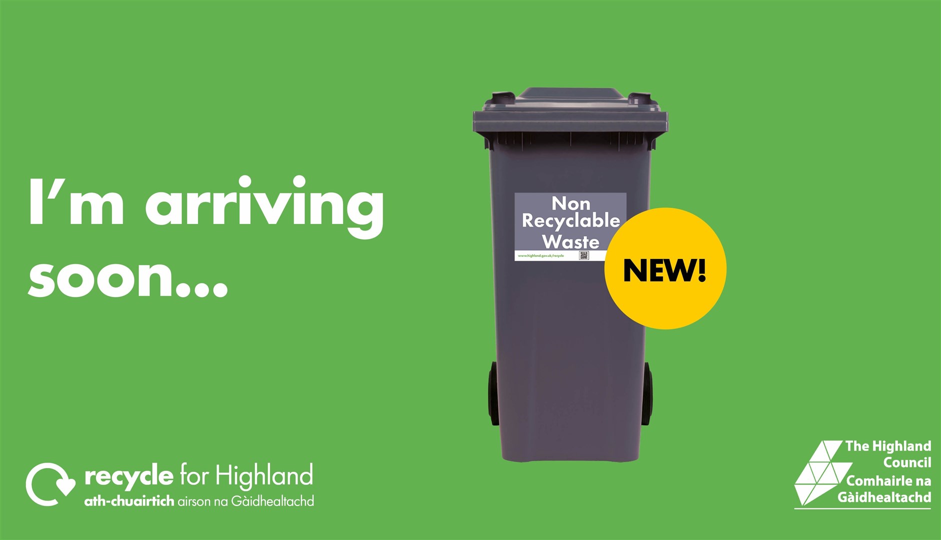 New extra bins are being delivered across Badenoch and Strathspey as part of a major shake-up to recycling for households.