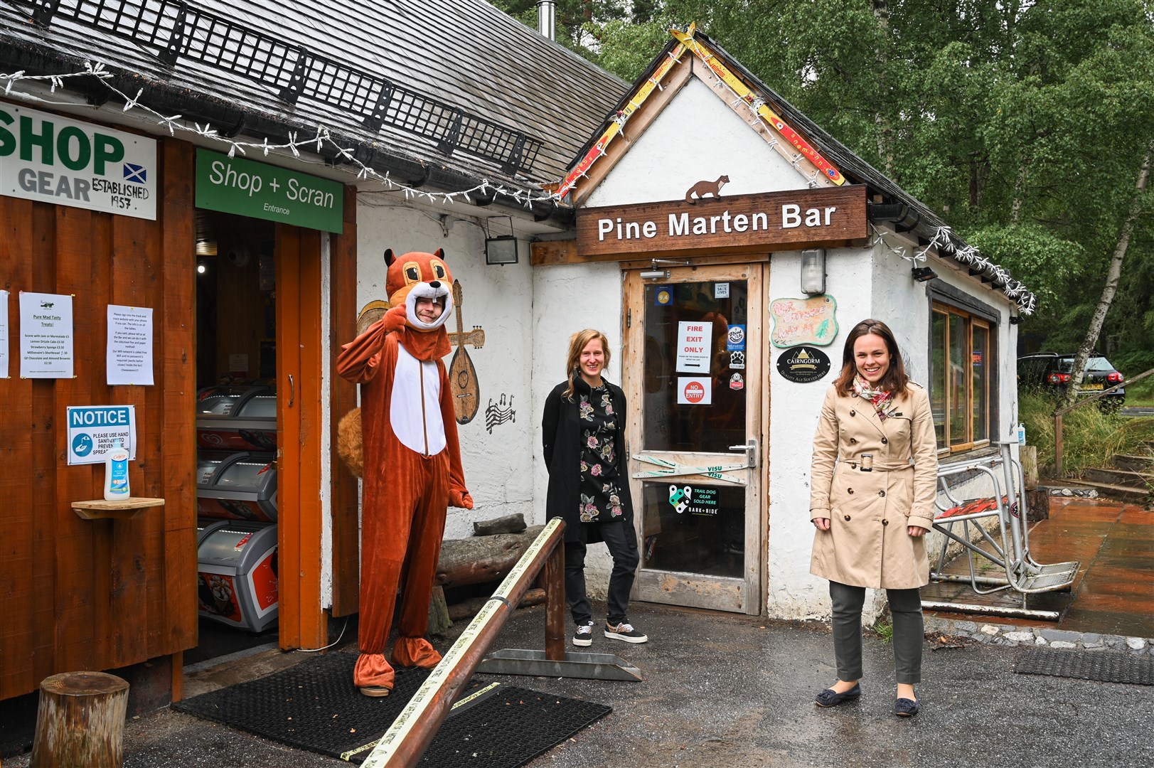 Glenmore favourite: the team at the Pine Marten were praised recently by local MSP and finance minister Kate Forbes for doing a great job. More Covid checks will ensure they carry on as soon as possible.