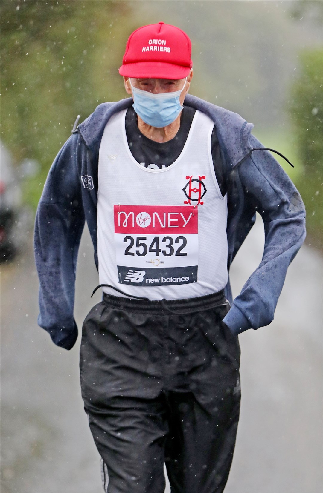 Ken Jones, 87, faced difficult conditions (Niall Carson/PA)