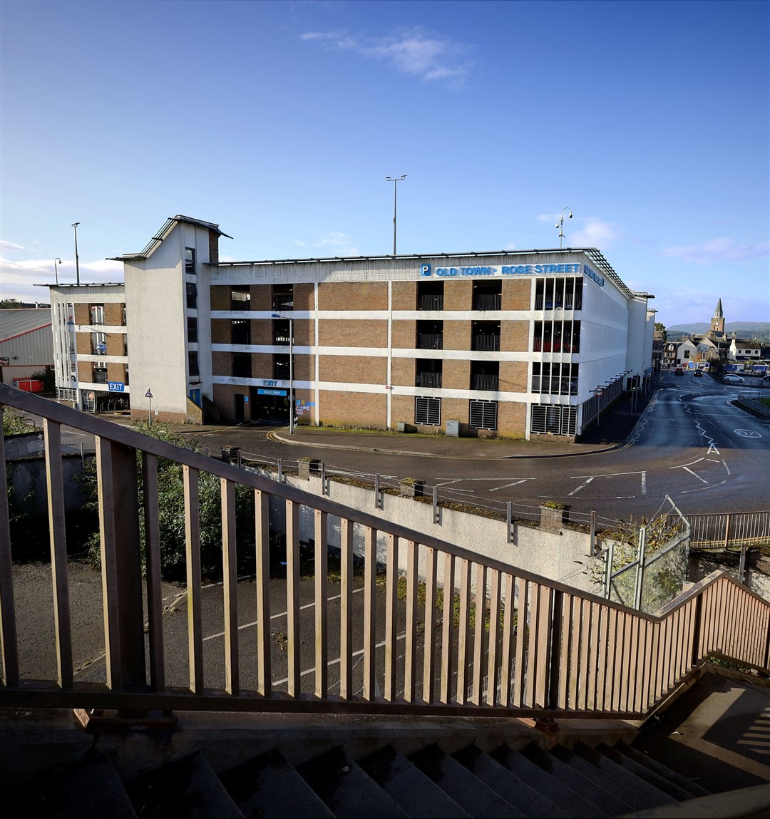 Rose Street multi-storey car park.