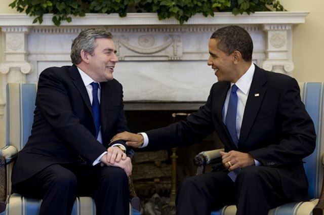 LOOKING BACK: Prime Minister Gordon Brown meets United States President Barack Obama at the White House in March 2009. Picture: Pete Souza, official White House photographer.