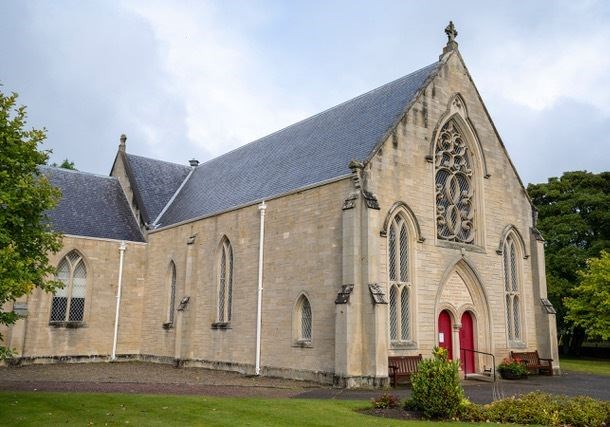 The south-west facing roof of Inverallan Church which is at the heart of the dispute.