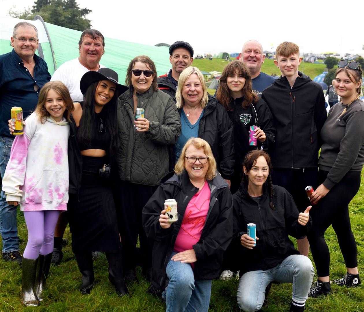 A group from Auchnagatt, Ellon in Aberdeenshire. Picture: James Mackenzie.