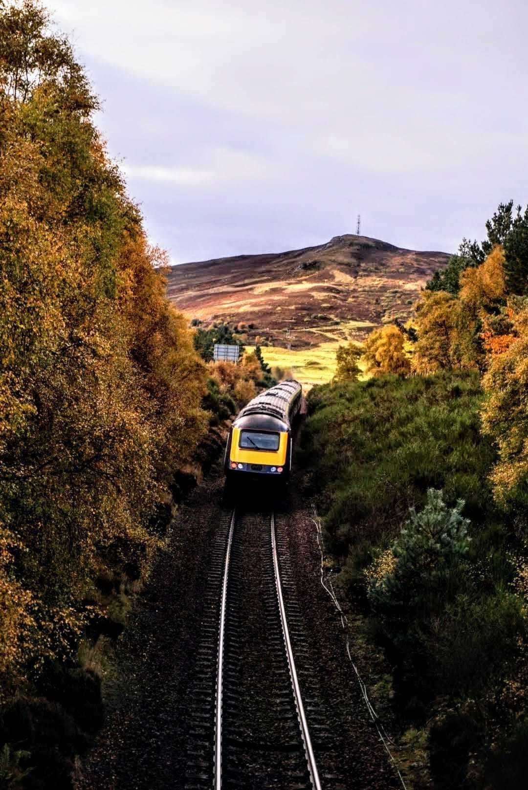 Getting through: a ScotRail train negotiates a pass at Glentruim in Badenoch