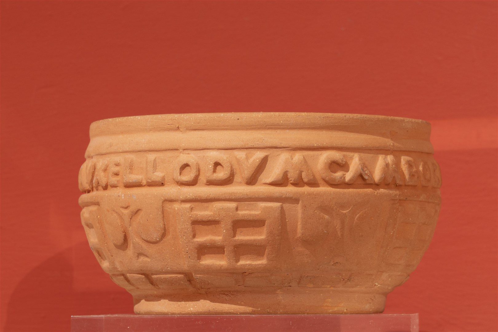 A ceramic replica of the Rudge Cup (Jason Friend/English Heritage/PA)