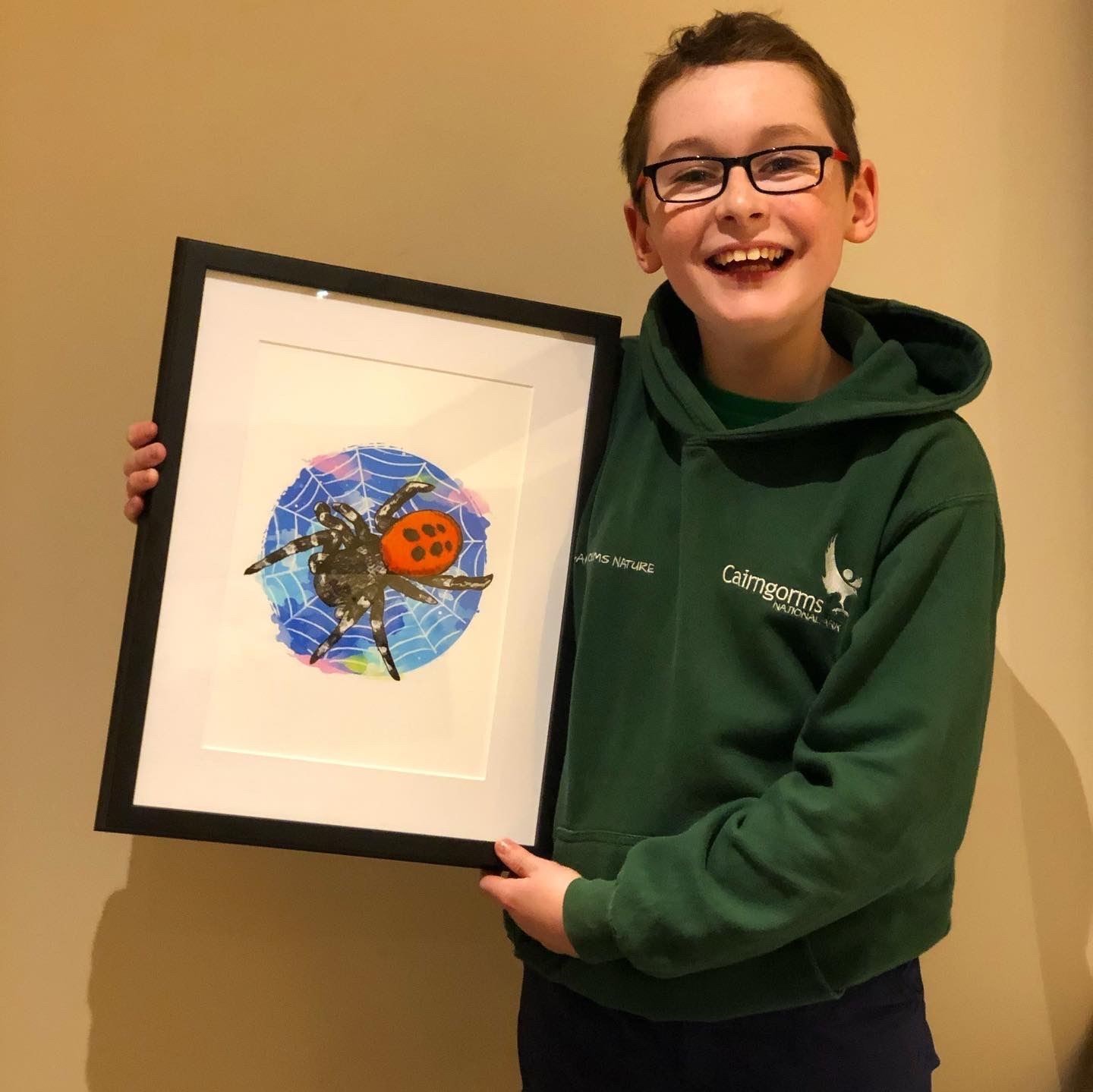 Budding wildlife telly presenter Xander who has won a string of awards for his work with nature