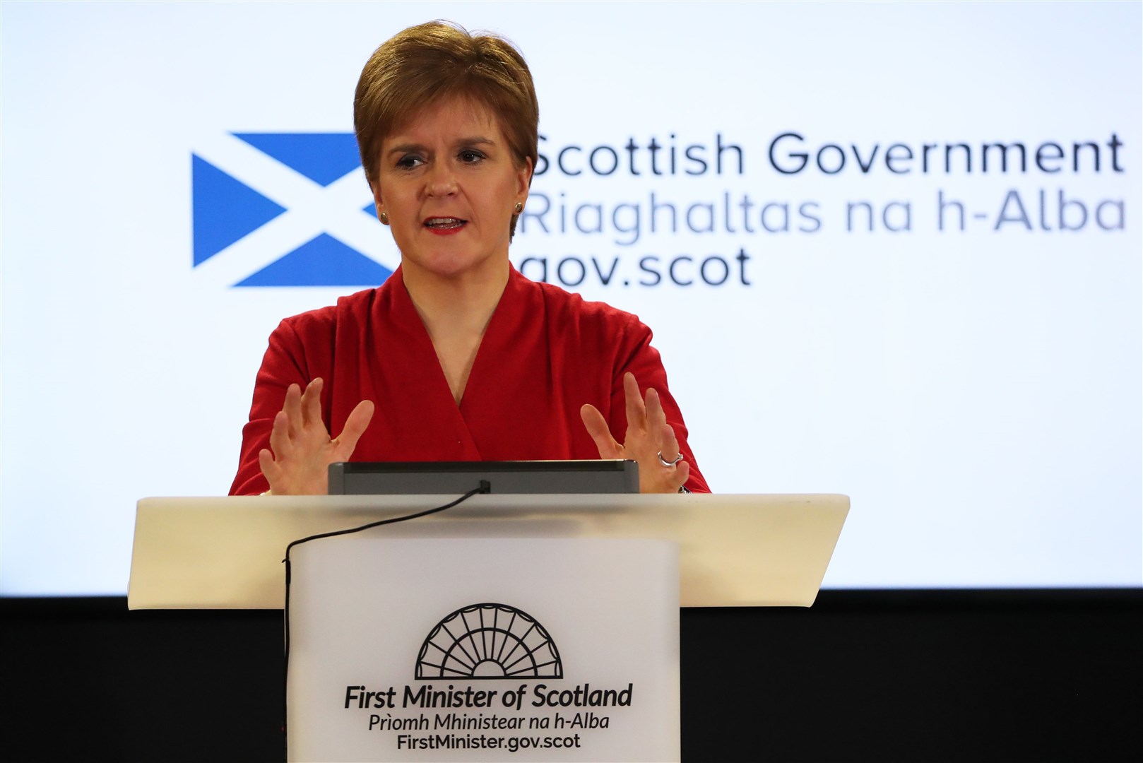 Nicola Sturgeon fronted near-daily briefings during the pandemic (Andrew Milligan/PA)