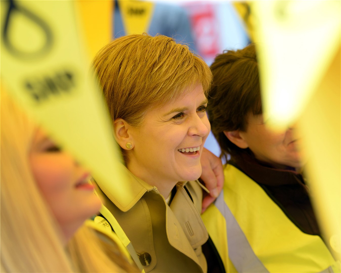 NFirst Minister Nicola Sturgeon on visit to Inverness..Picture: Gary Anthony. Image No.033268.