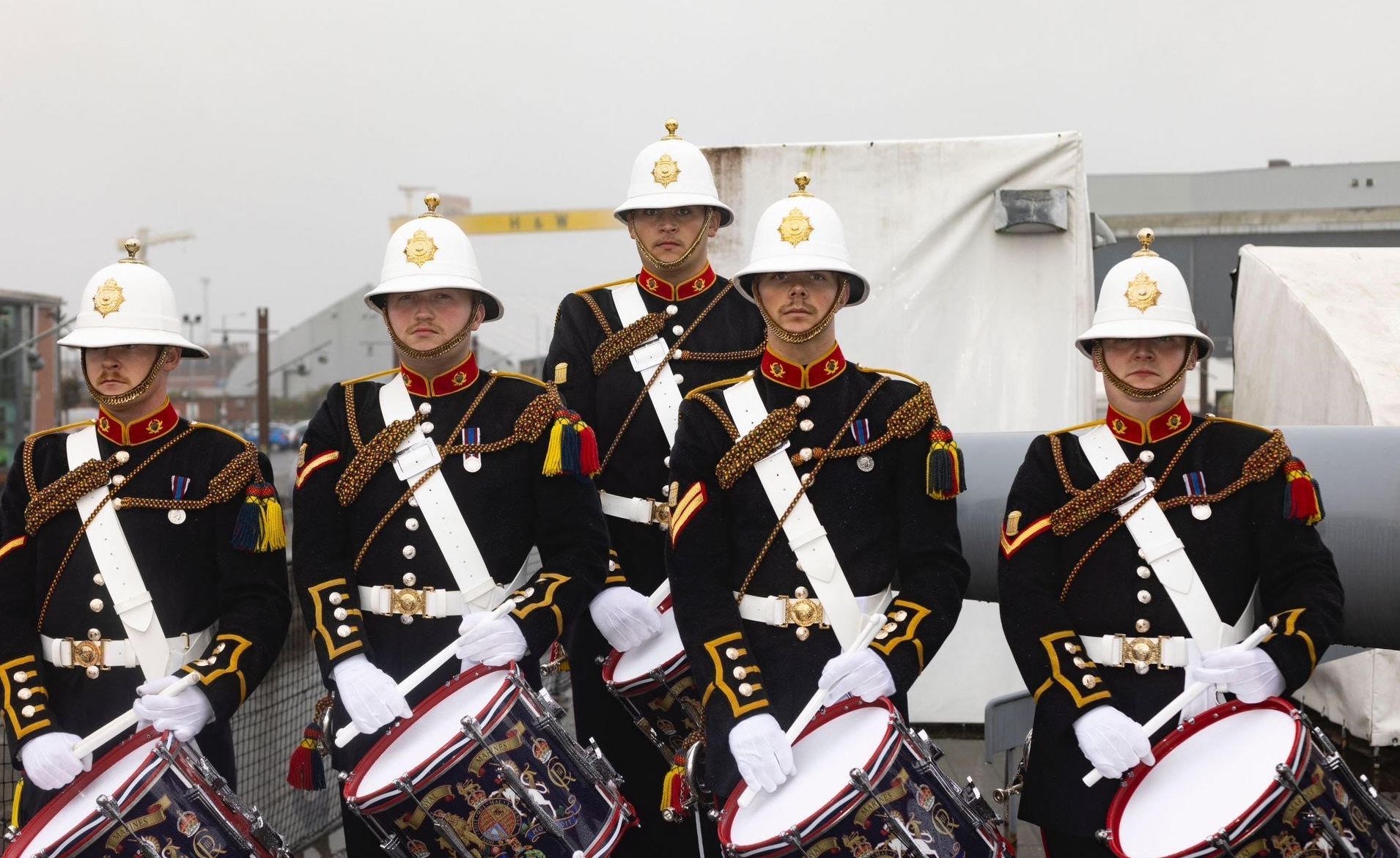 FULL ON: The full line-up of HM The Royal Marines Band Scotland is booked to play at the Macdonald Highland Resort