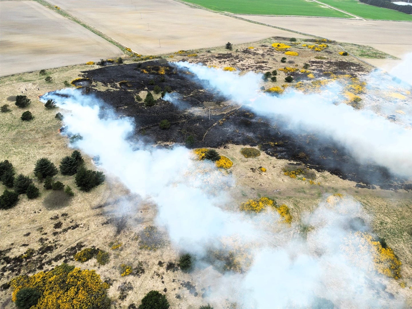 The Scottish Fire and Rescue Service (SFRS) has urged people who live within or who may enter rural environments to exercise caution.Picture: Navertech