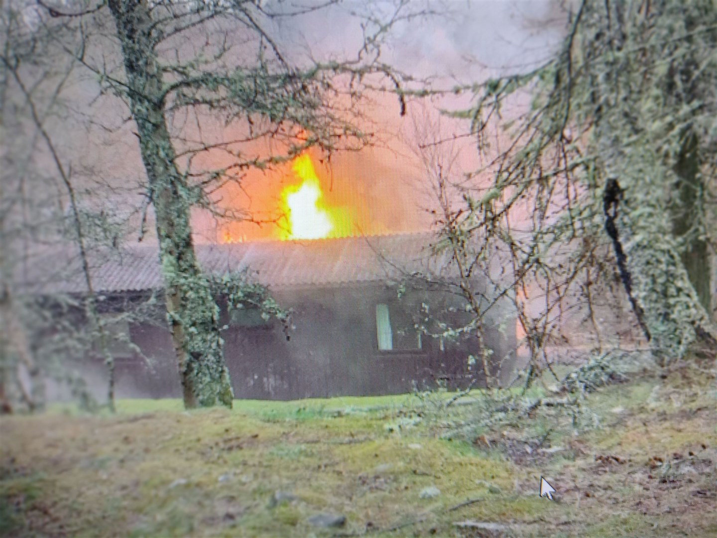 Shortly after 8.30 this morning the alarm went up at Lochanhully