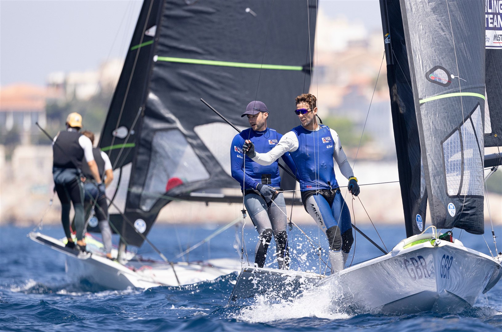 James Peters and Fynn Sterritt qualified in seventh place for the medal race off Marseille.
