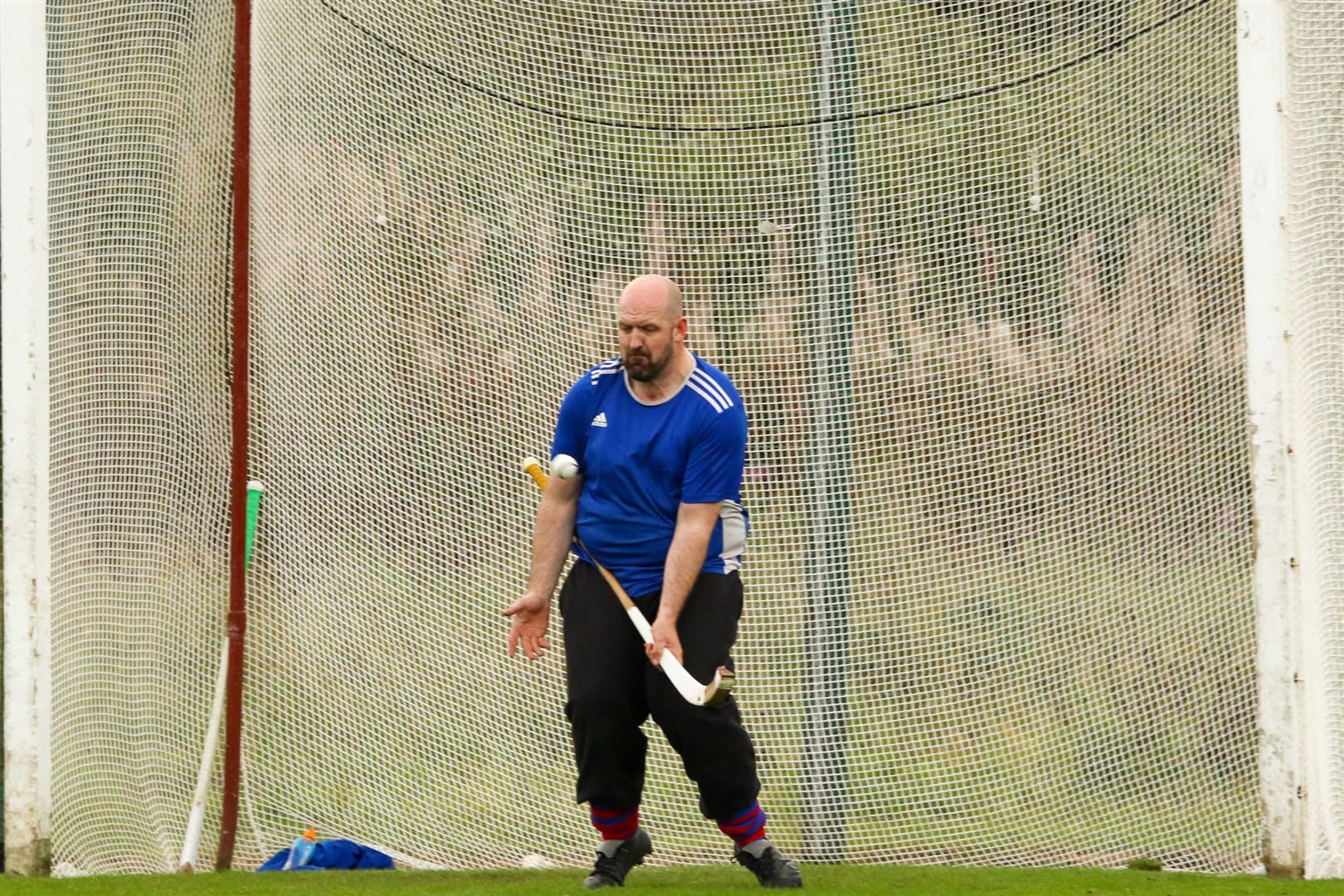 RETURN OF WISE HEAD: Craig Dawson in nets.