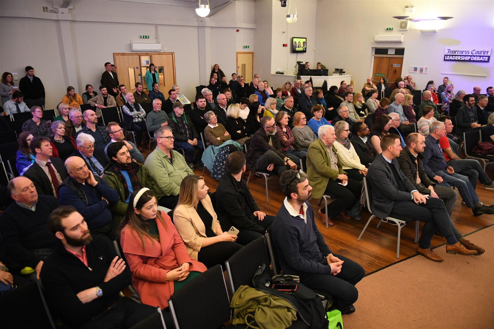 The audience. Picture: James Mackenzie.