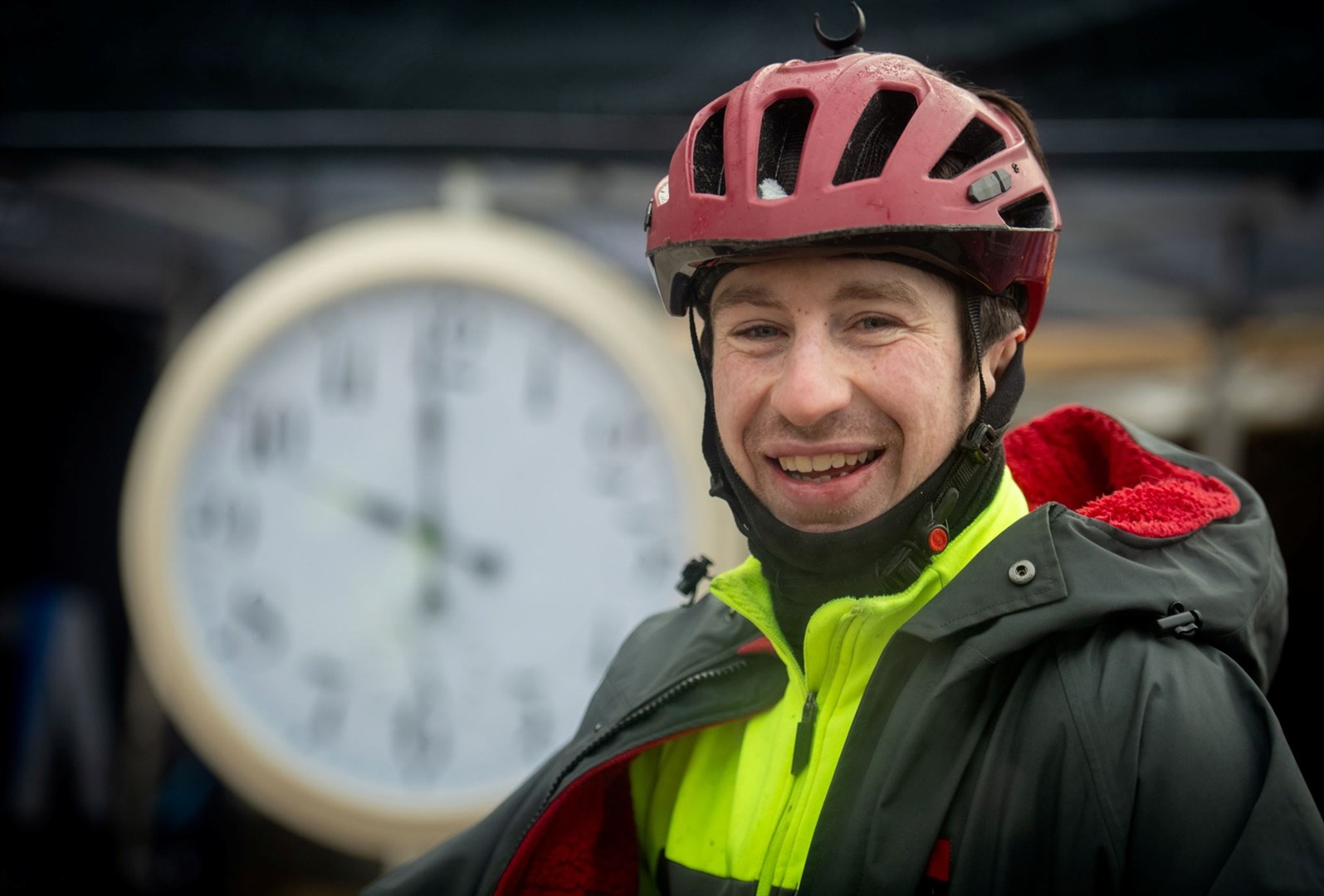 Kyle Beattie came out on top to win Strathpuffer 2025. Picture: Callum Mackay.