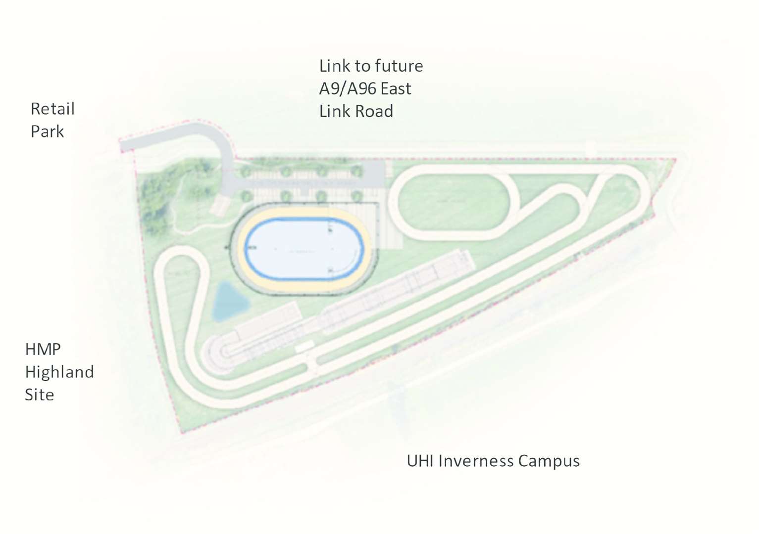 The proposed velodrome.