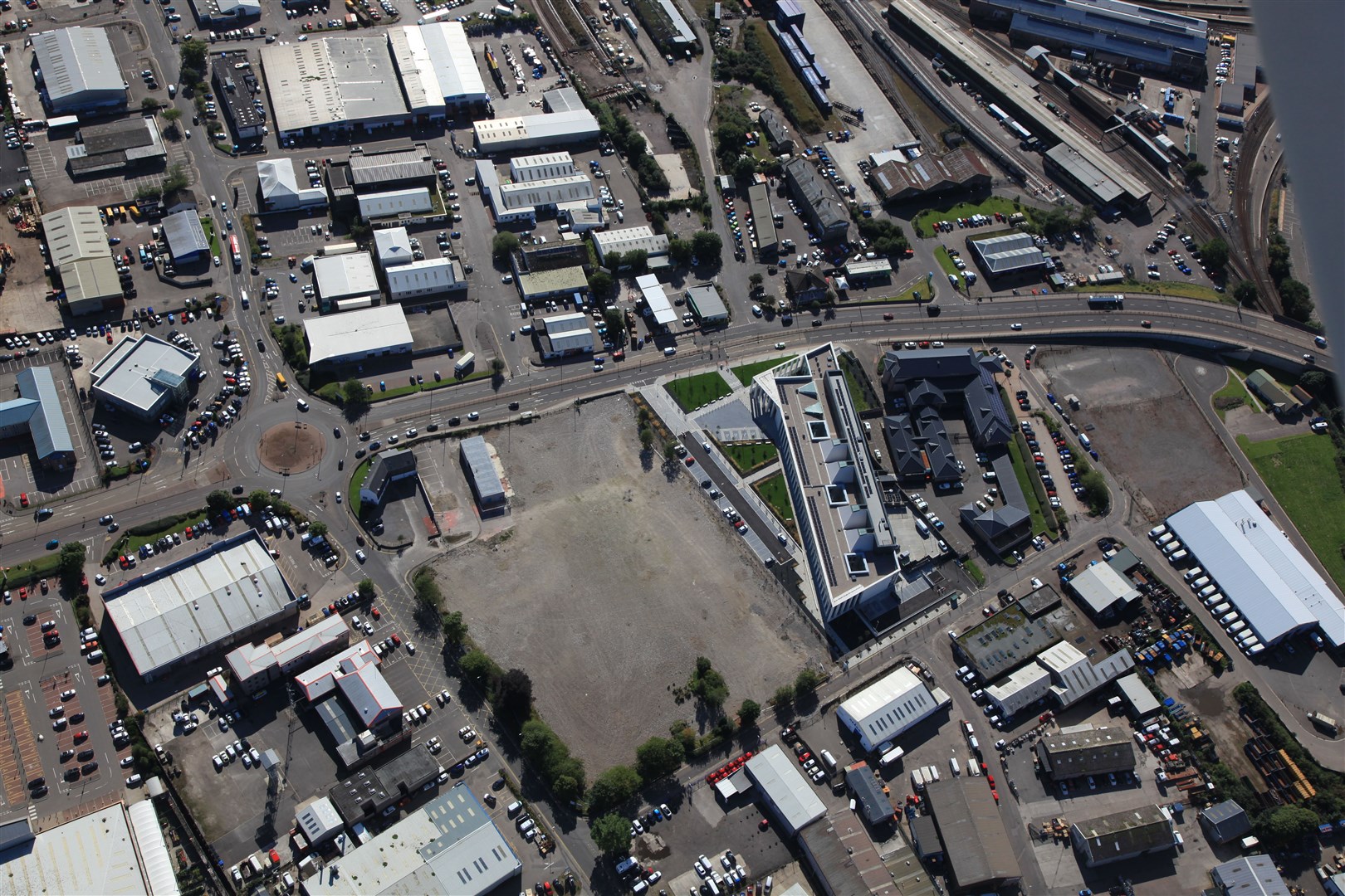 The former Inverness College UHI site has left a big hole near the city centre.
