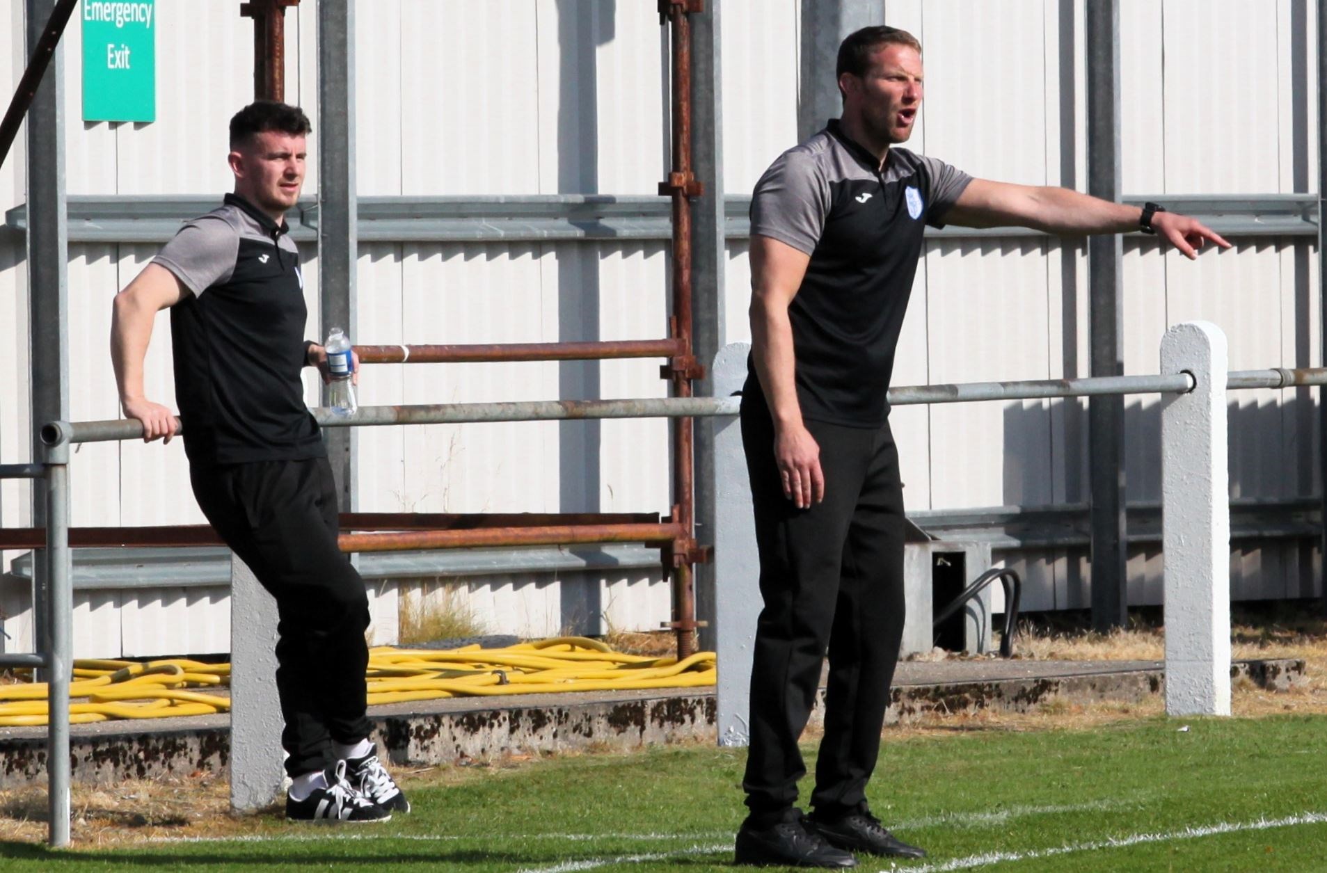 Ryan Esson (right) said that poor decision making cost them a chance to get into the Brechin City game.