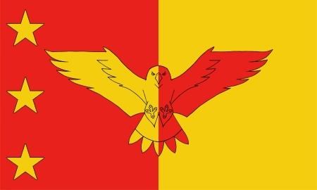 An artist put a twist on the deisgn for the Sutherland flag and called it