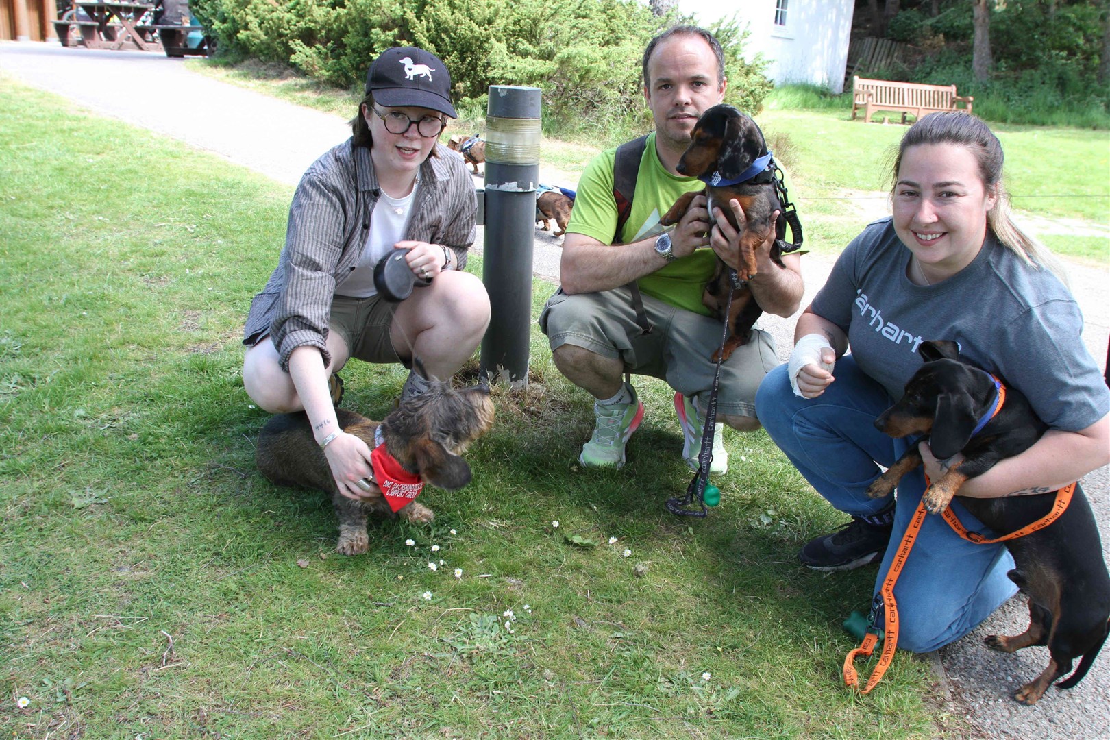 Amy Keir, Ewen Grier and Gillian Fox.
