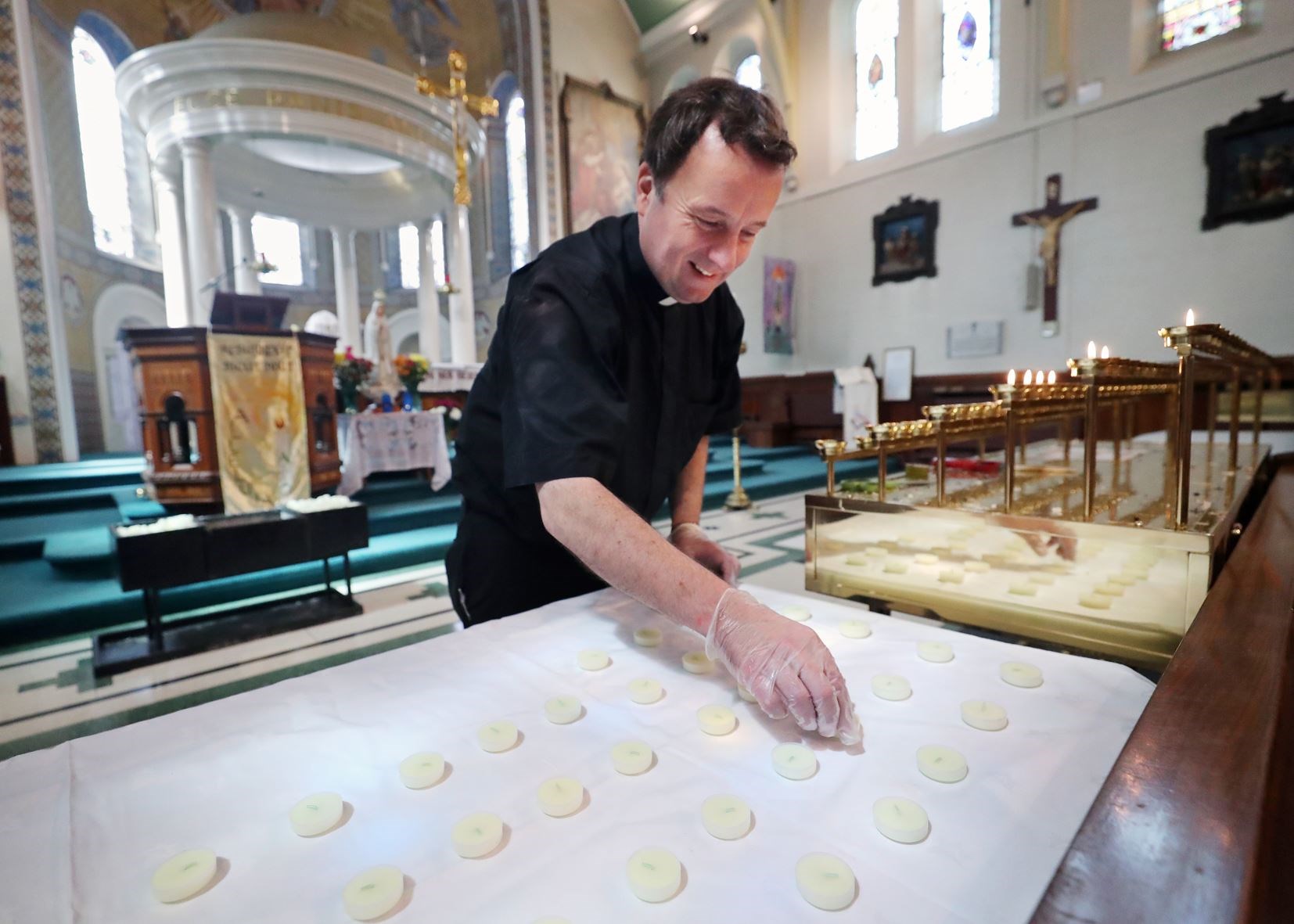 Father Tim Bartlett played a central role in co-ordinating the pontiff’s visit to Ireland in 2018 (Niall Carson/PA)