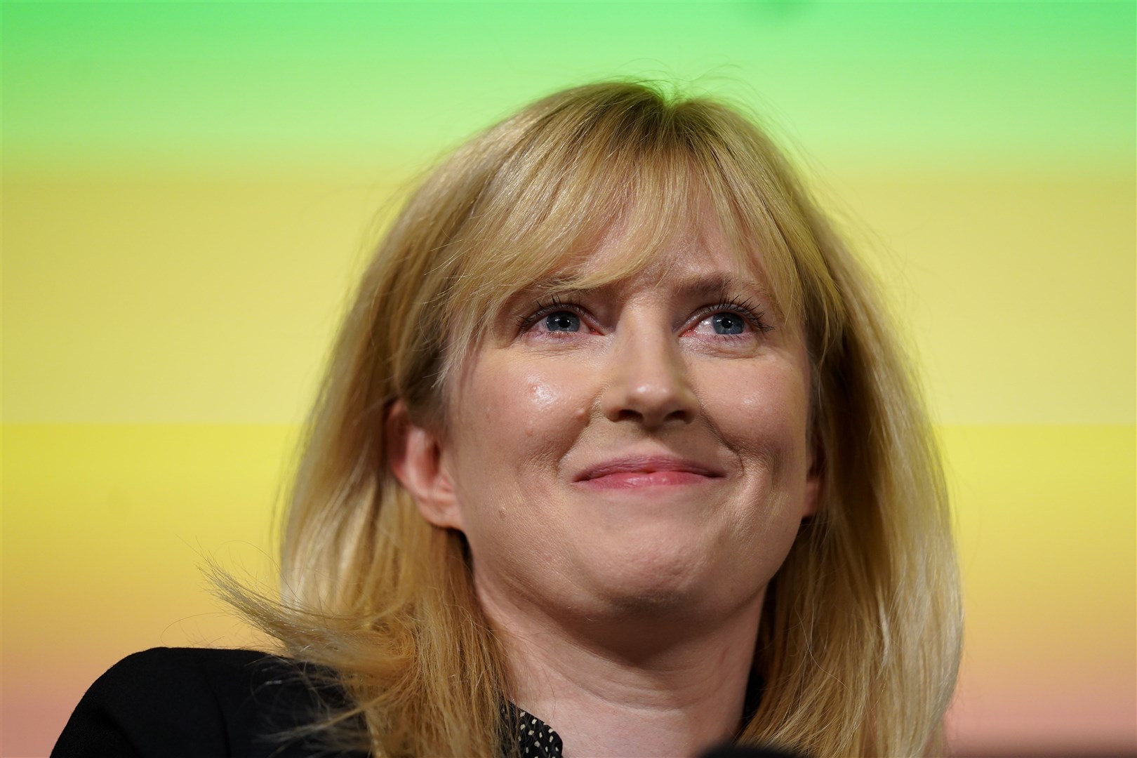 MP Rosie Duffield speaking during the first LGB Alliance annual conference at the Queen Elizabeth II Conference Centre in central London (Kirsty O’Connor/PA)