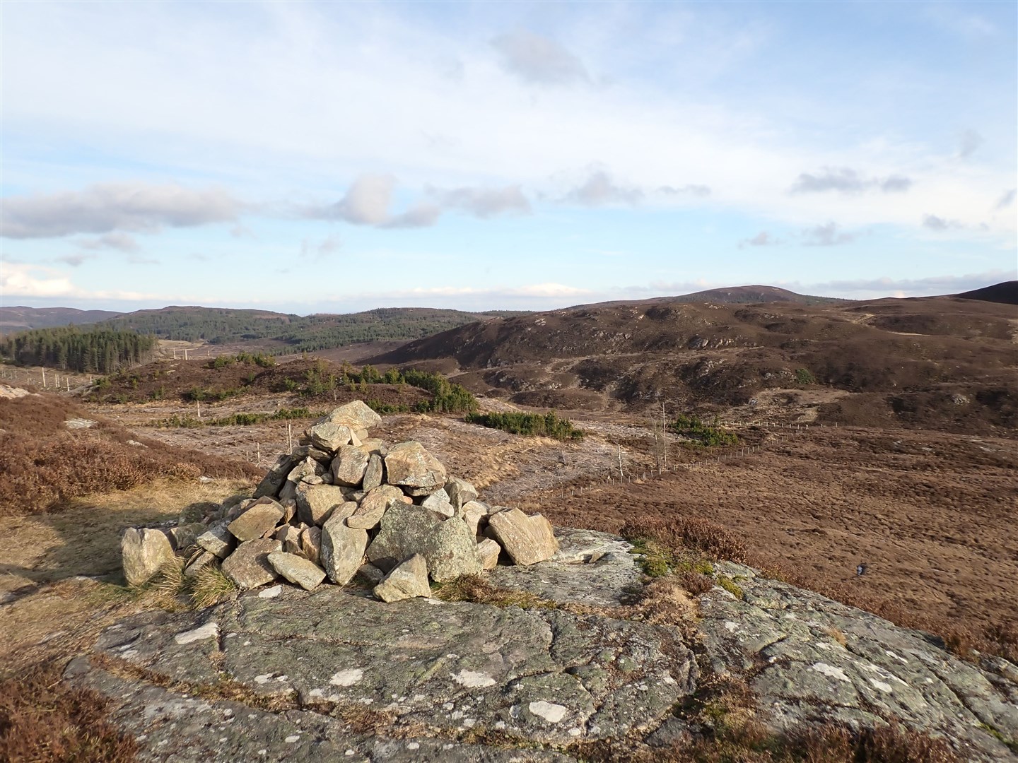 The Creag Ard viewpoint is a short walk from the top of the bike route.