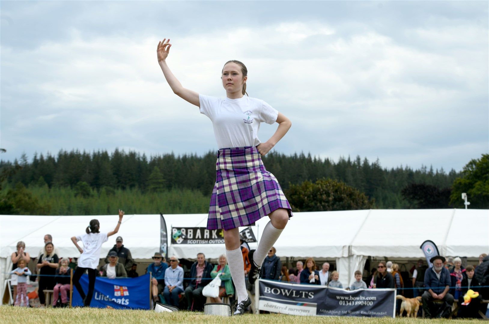 Highland dancer from Cheryl Heggie School of Dance.