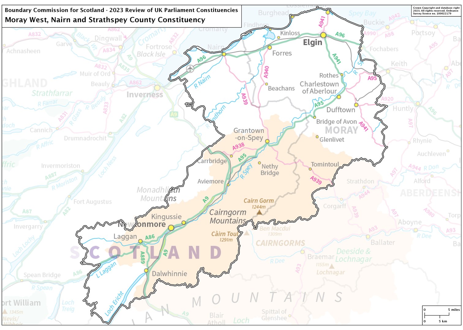 Moray West, Nairn and Strathspey. Credit: Boundary Commission of Scotland.
