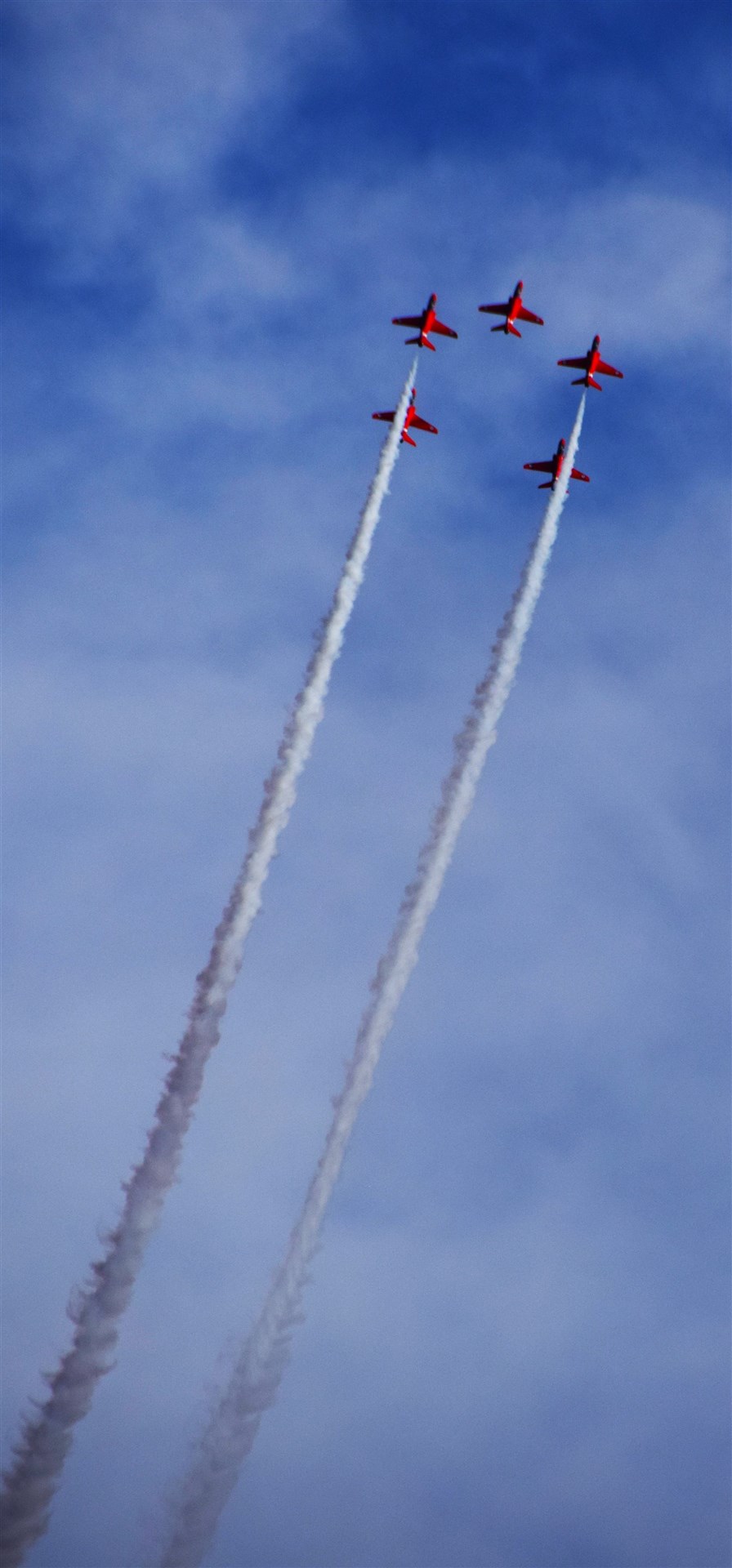 Heading skyward before racing back towards the deck. Picture: Philip Murray.