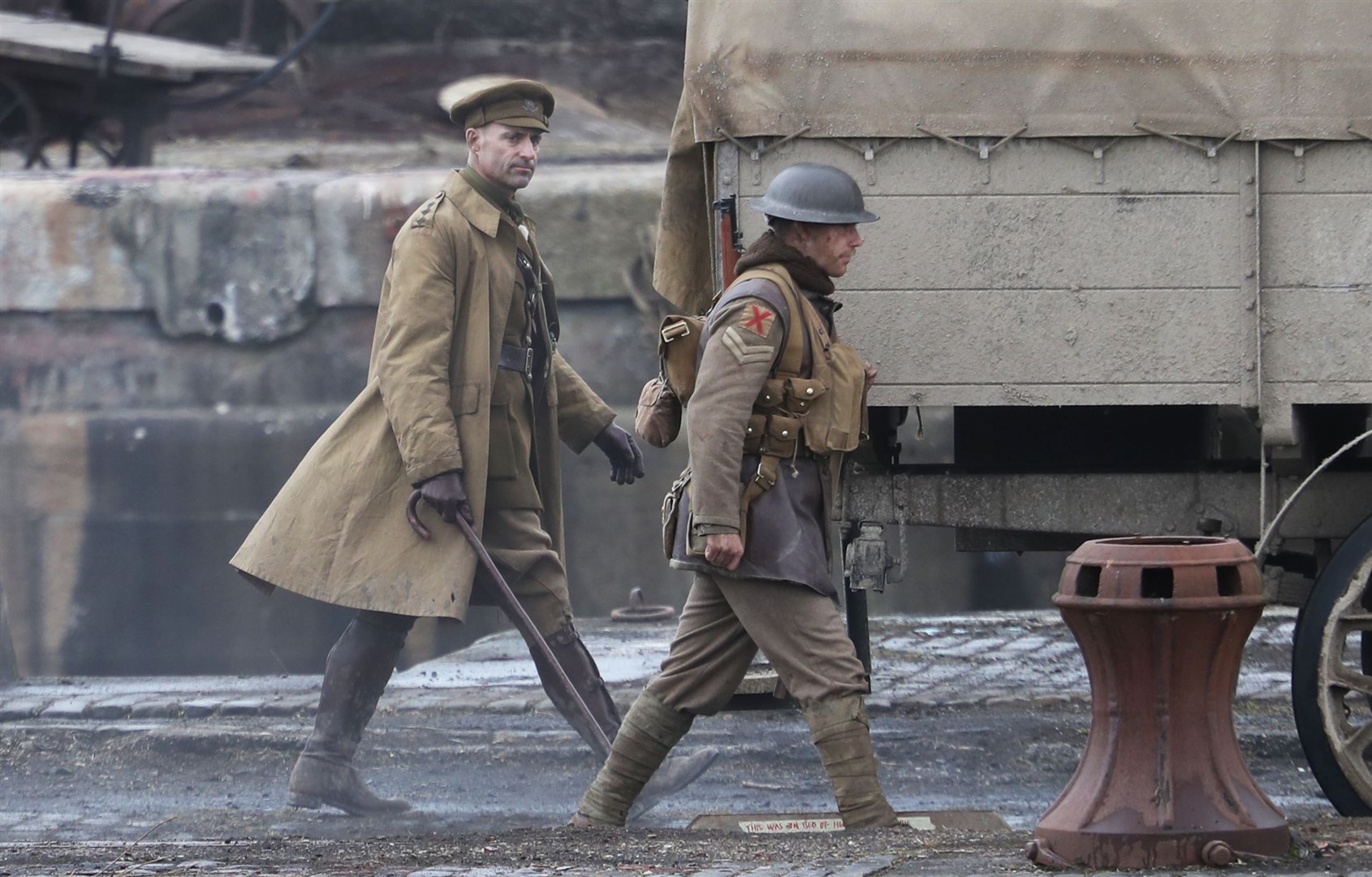 Some of the Sir Sam Mendes’s film 1917 was shot at Govan Graving Docks (Andrew Milligan/PA)
