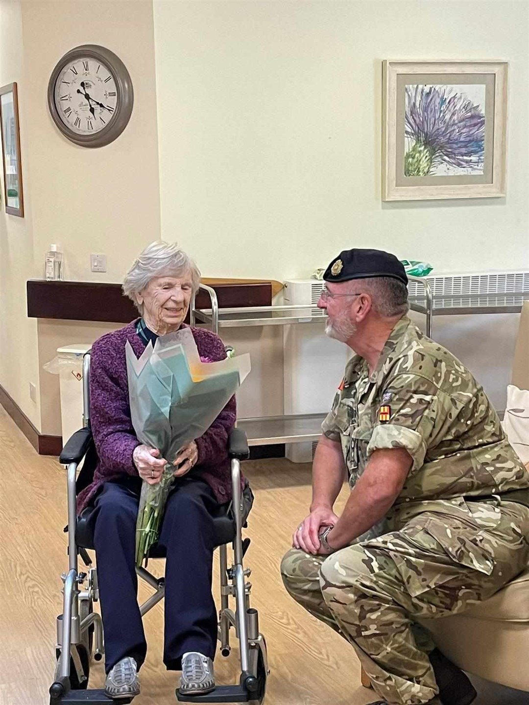 For service rendered: Mrs Harling devoted 70 years after the war to seeing that the Indian Graves in Kingussie were properly tended.