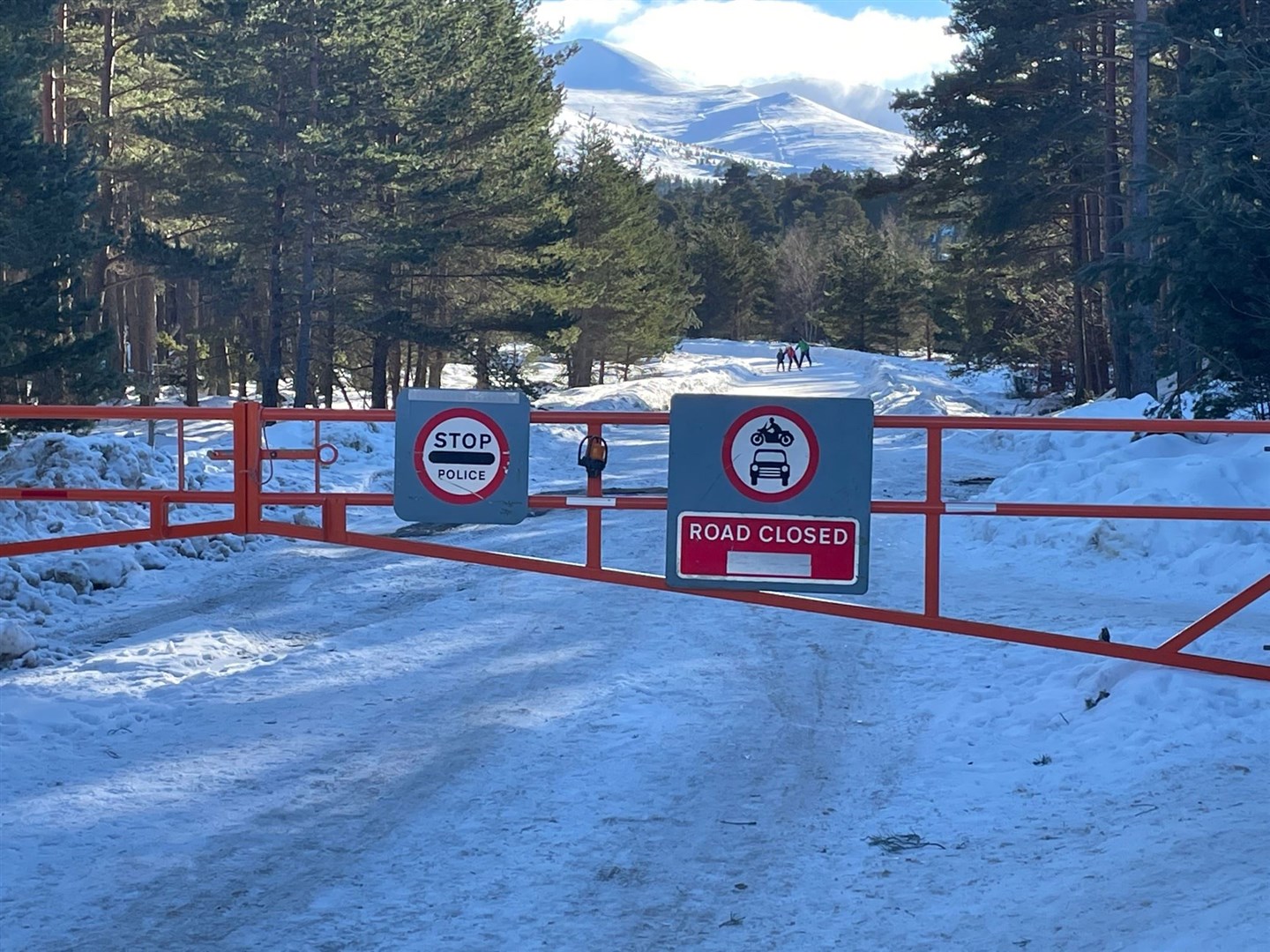 Glenmore snow gates have been locked all year up to today.