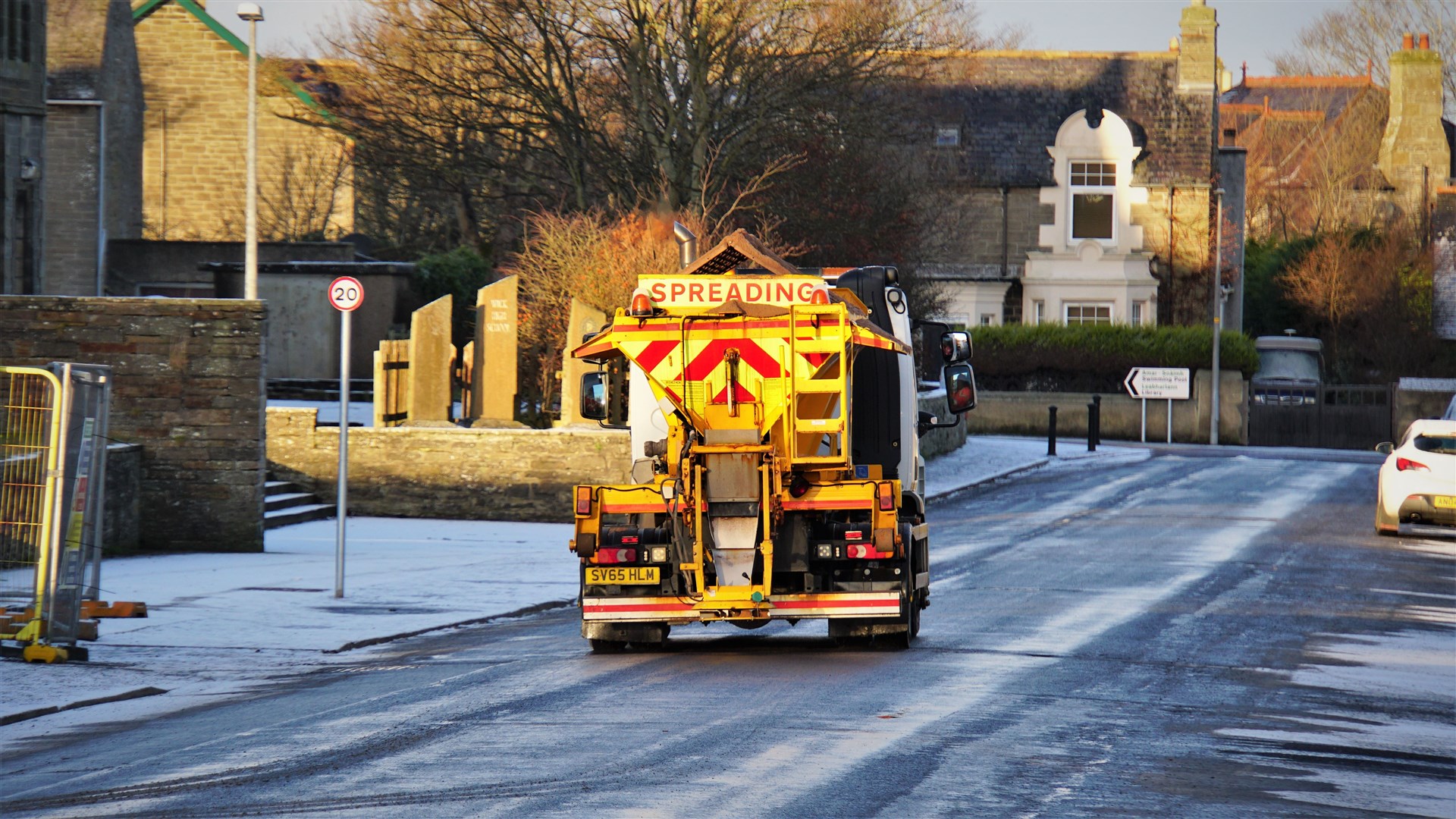 Council teams are continuing to treat roads as wintry conditions continue.