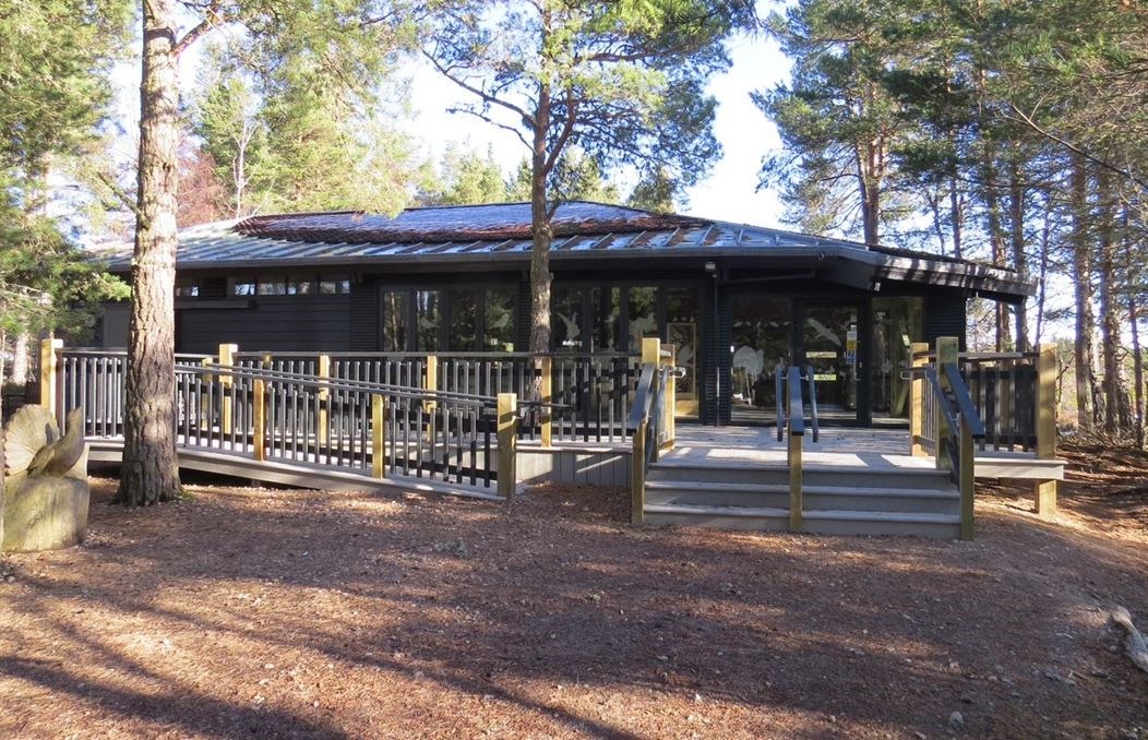 BUSINESS AS USUAL: The nature centre at Loch Garten has resumed, but police investigations continue.