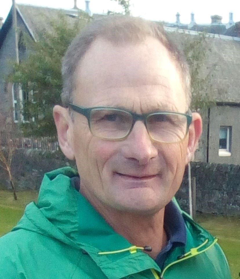 Artist Bob Kinnaird.