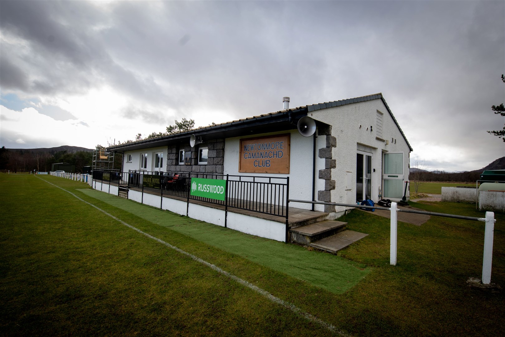 The club want to create a separate entrance and exit for fans attending the Eilan. Picture: Callum Mackay.