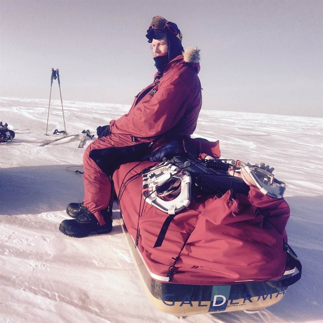 Ben training in Canada